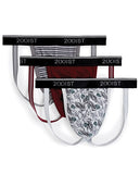 2xist Seasonal 3 Pk Jock Strap Cloud Grey/tawny Port/lead