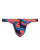 2xist Sliq Micro 1 Y-back Thong Far Out Wave