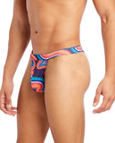 2xist Sliq Micro 1 Y-back Thong Far Out Wave