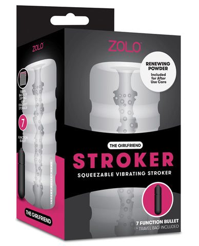 Zolo Girlfriend Squeezable Vibrating Stroker